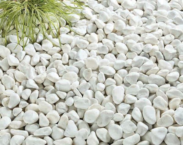 1020 Pearl White Cobbles Dry