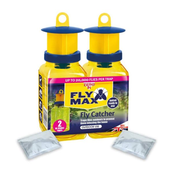 The Buzz Fly Catcher with Insect Attractant Bait Twin Pack STV336 Alt 58995