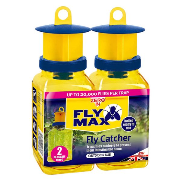 The Buzz Fly Catcher with Insect Attractant Bait Twin Pack STV336 35419