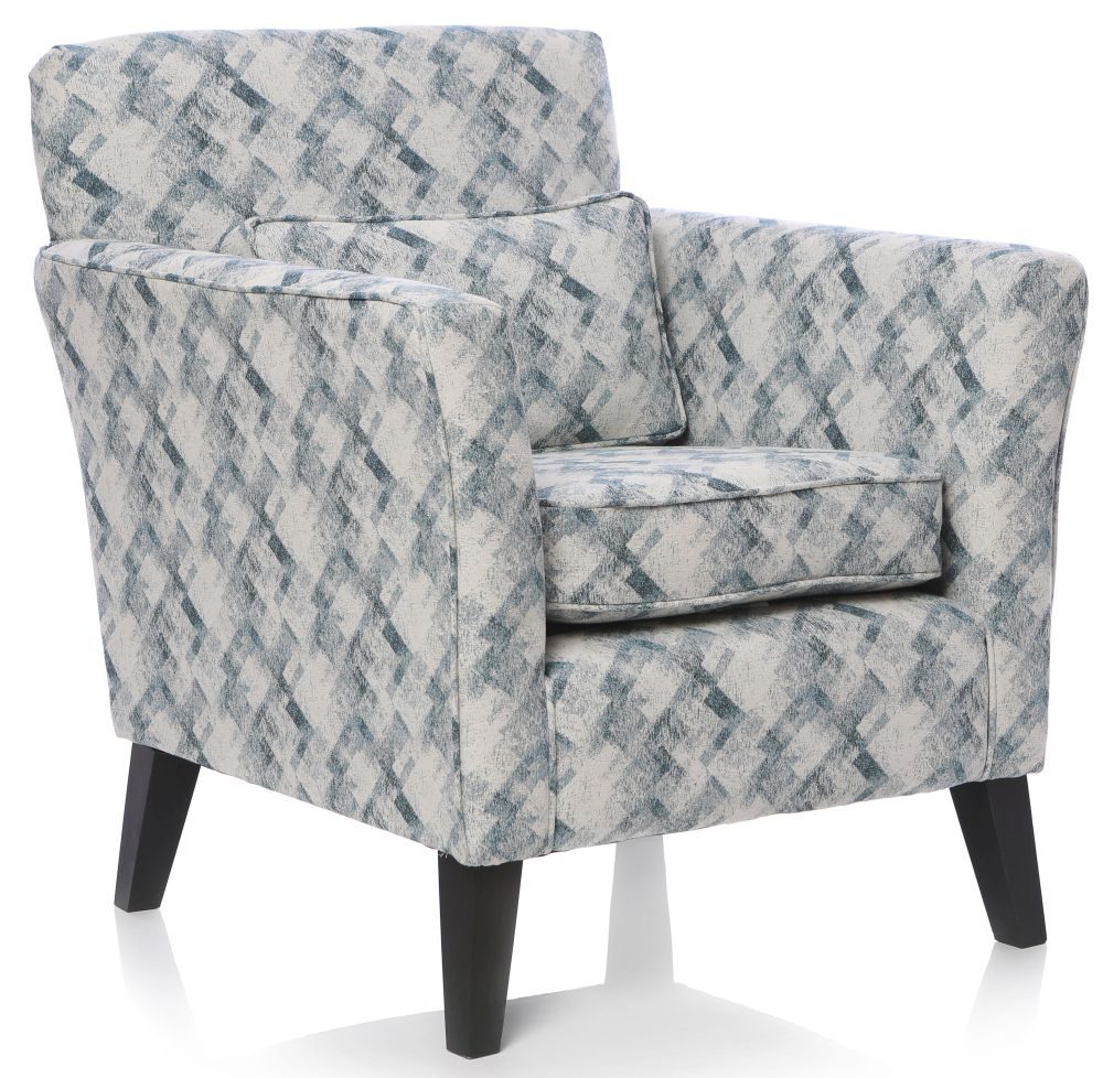 products milford fabric accent chair rombotex teal