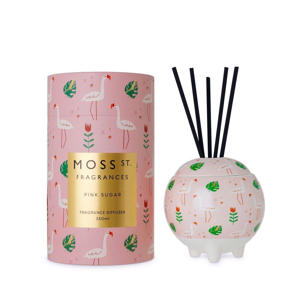 Moss St. Fragrances Ceramic Diffuser Pink Sugar 350ml Alton Garden