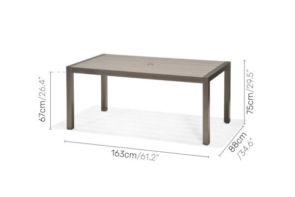 SOLANA DINING RECT. TABLE