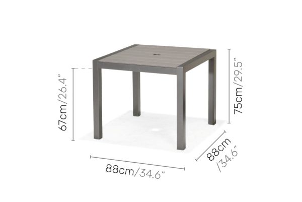 SOLANA DINING SQUARE TABLE