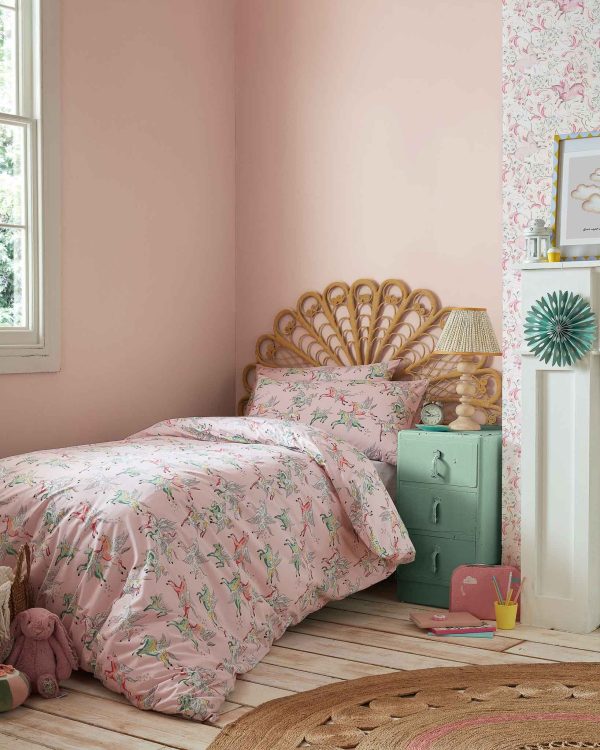 The Home Of Interiors Cath Kidston Bedding Painted Unicorn Pink FINAL