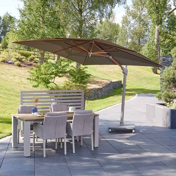 jasmine 3 x 3m cantilever parasol in beige