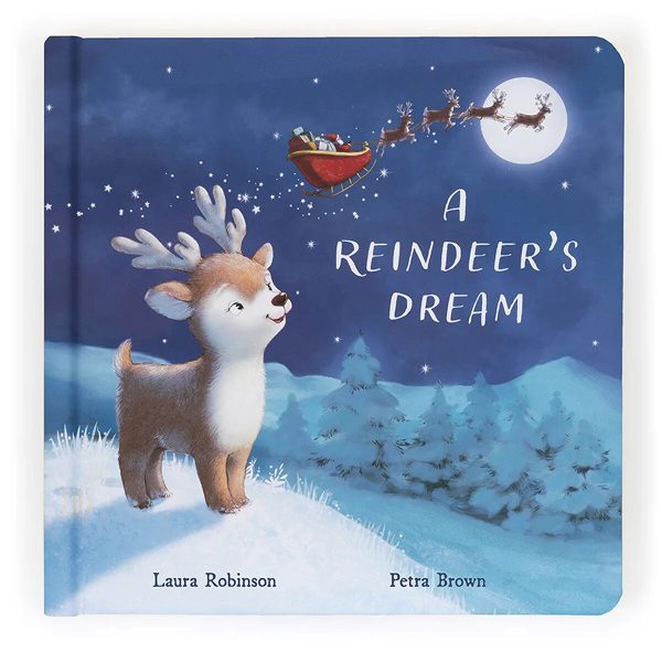 jellycat bk4rd a reindeers dream book