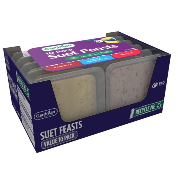 0008 A04118 Gardman 10pk Suet Feast 10x300g 3D 1024x1024 1