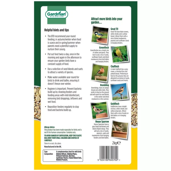 Gardman No Mess Seed Mix BOP 1024x1024px 1